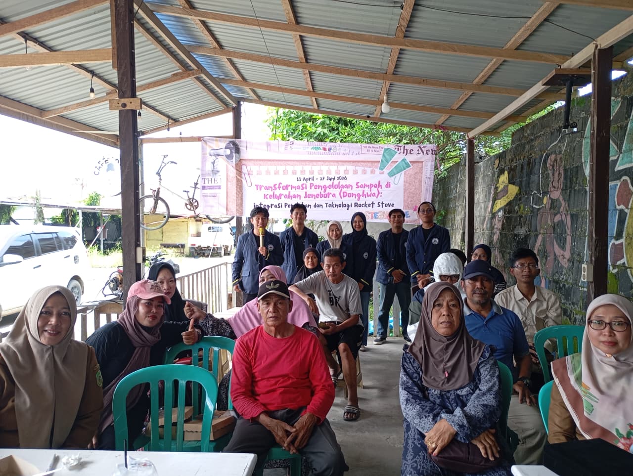 Mahasiswa ITK Bangun Rocket Stove untuk Transformasi Pengelolaan Sampah di Kelurahan Jenebora